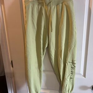 Puma Men's Pastel Green Joggers